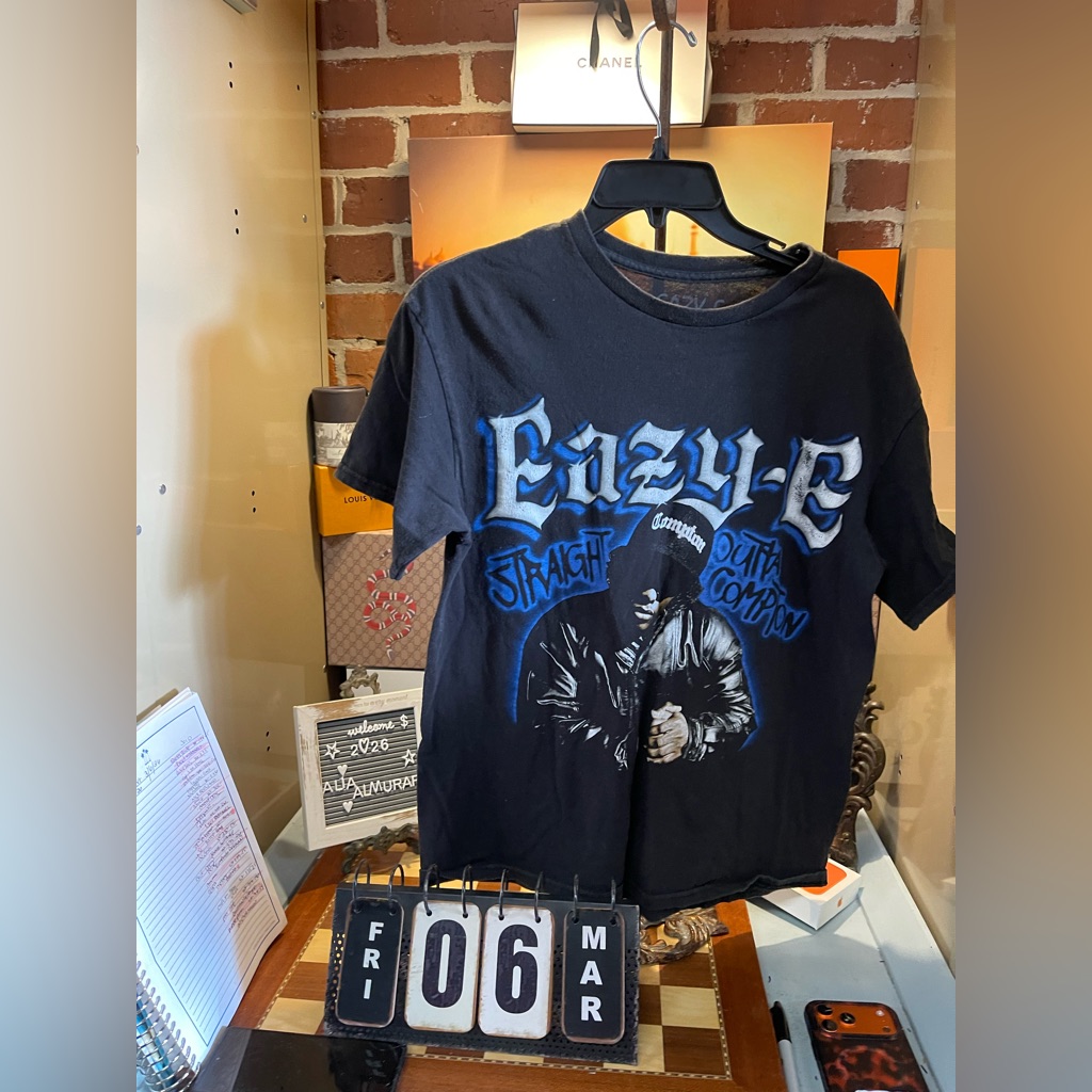 EazyE TShirt Straight Outta Compton Airbrush Ruthless Records